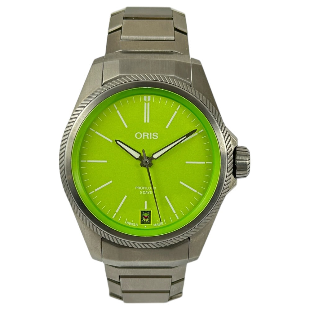 Oris ProPilot X Kermit Edition - 01 400 7778 7157-Set auf Stargold.ch erhältlich.