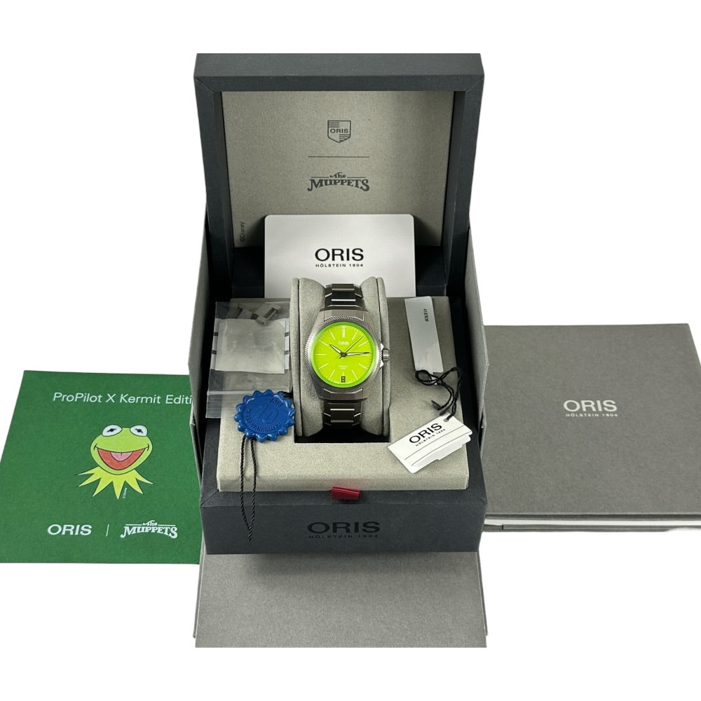 Oris ProPilot X Kermit Edition - 01 400 7778 7157-Set