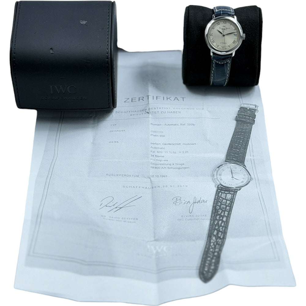 IWC Portofino Romain Automatik Platin 950 - IW3209