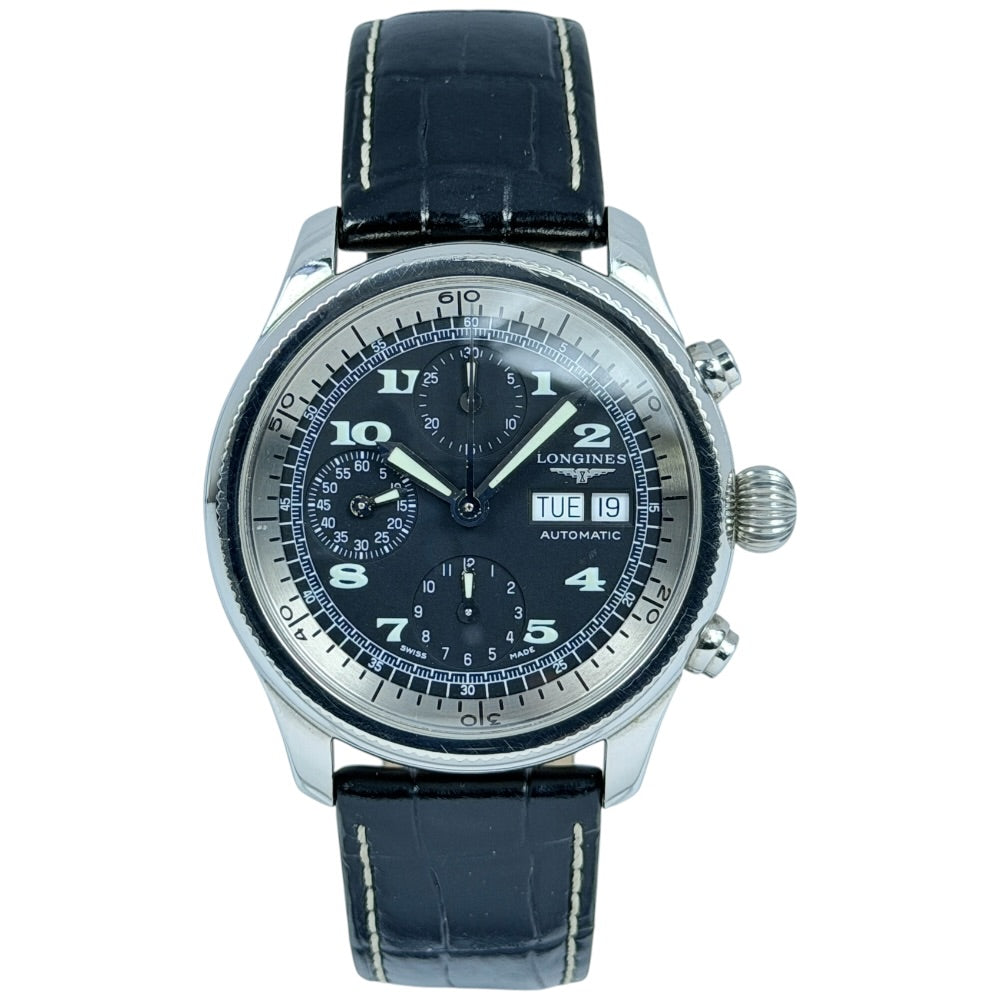 Longines Weems Chronograph SE Swissair n°5 Herrenuhr - L12.62.4
