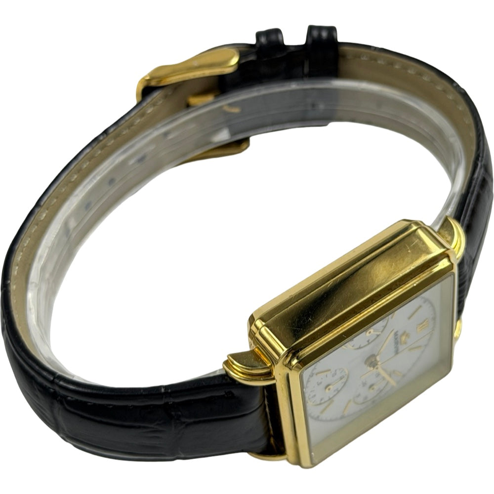 Marvin Handaufzug Chronograph Vintage Gold
