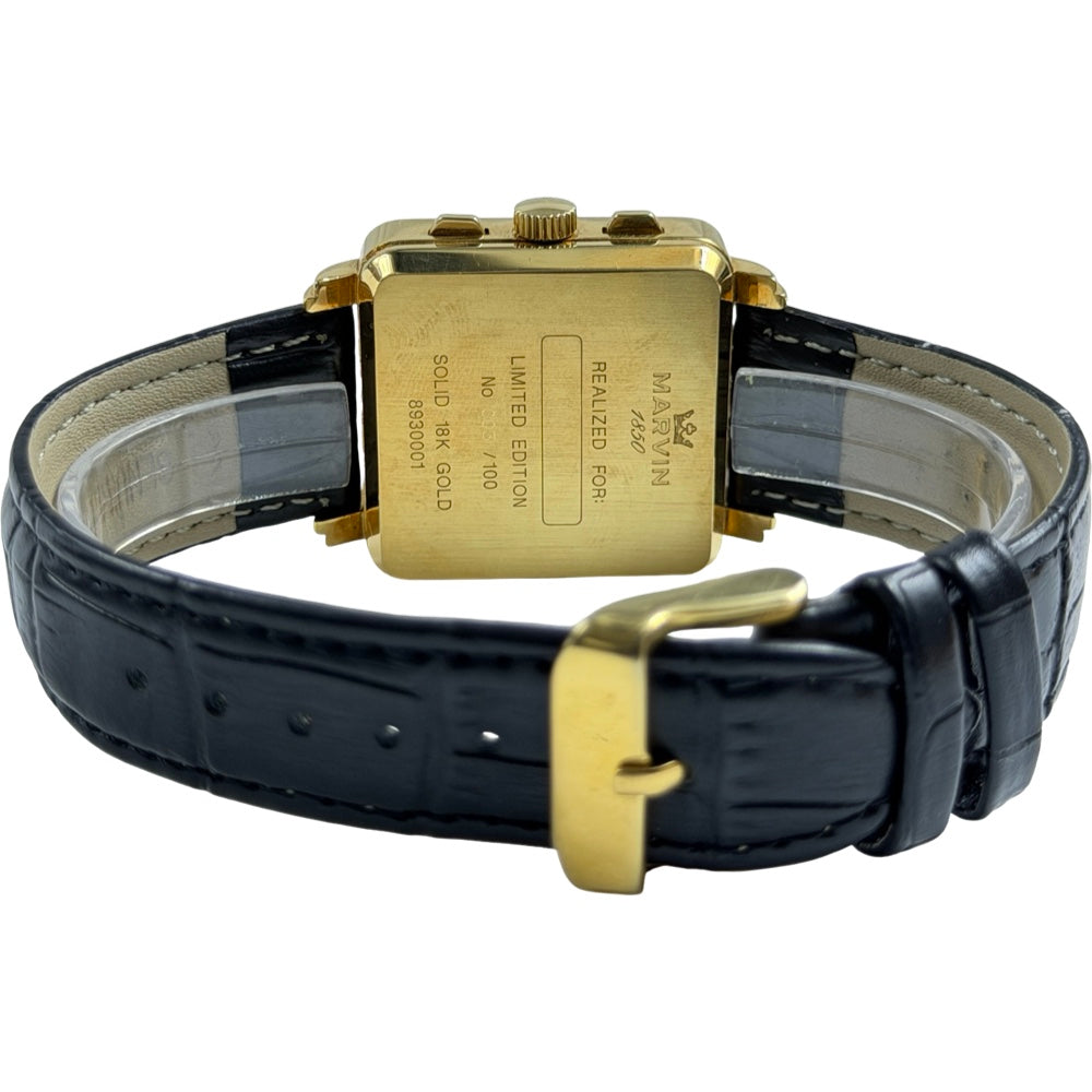Marvin Handaufzug Chronograph Vintage Gold