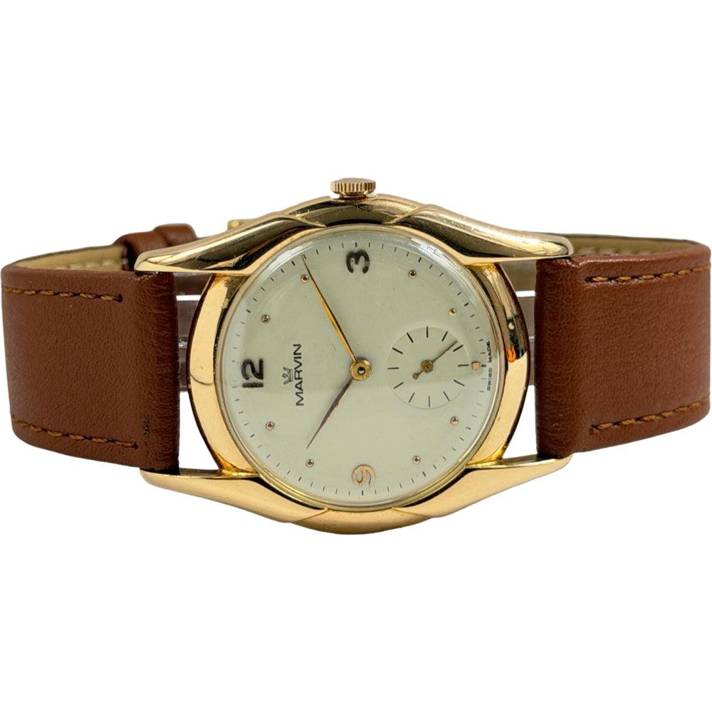 Marvin Handaufzug Vintage Gold