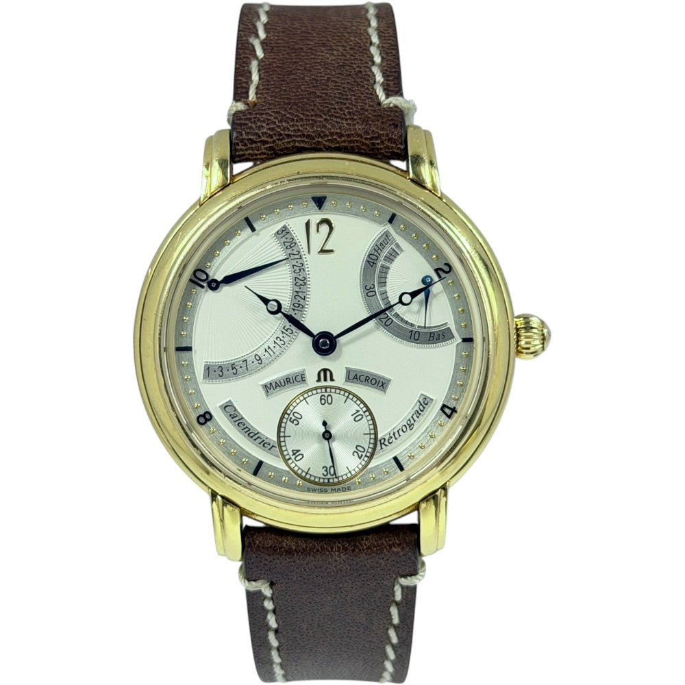 Maurice Lacroix Masterpiece Calendrier Retrograde - MP7068 auf Stargold.ch erhältlich.