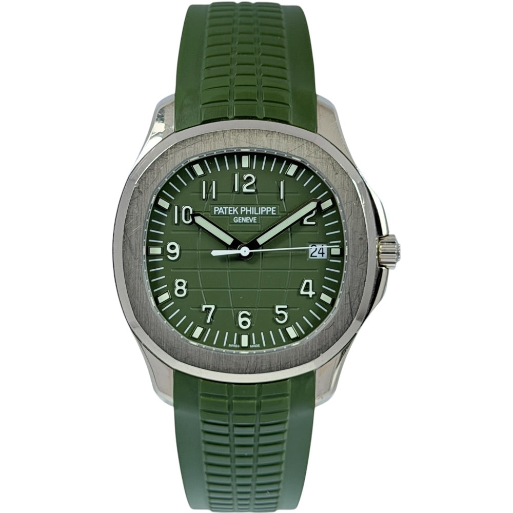 Patek Philippe Aquanaut grün - 5168G-010 auf Stargold.ch erhältlich.