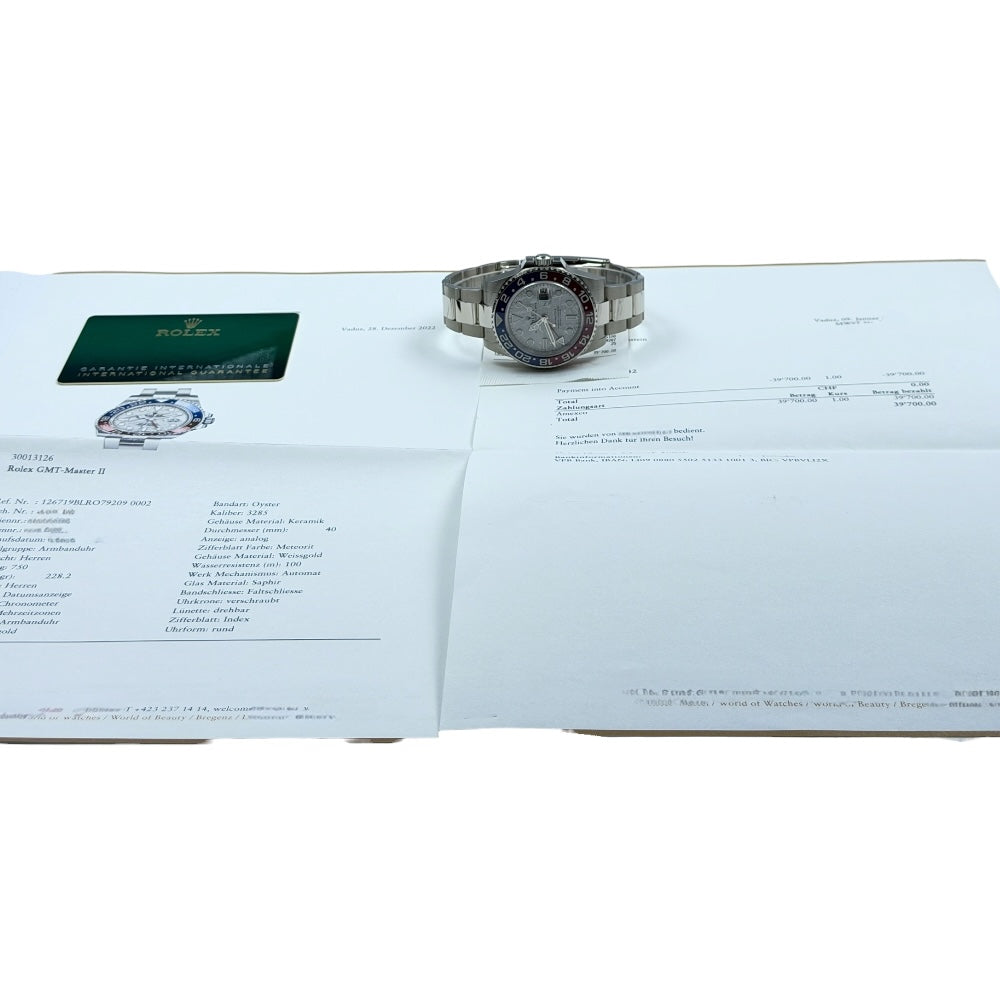 Rolex GMT-Master II "Meterorite" - 126719BLRO