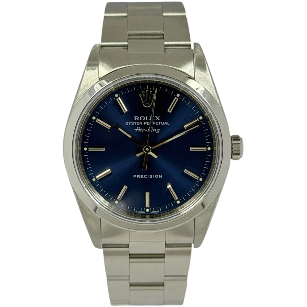 Rolex Air King blau - 14000 auf Stargold.ch erhältlich.