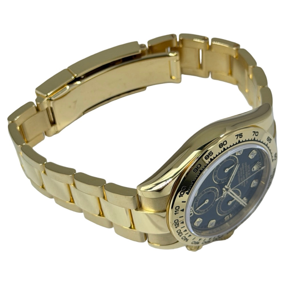 Rolex Cosmograph Daytona Schwarz Diamanten - 116508