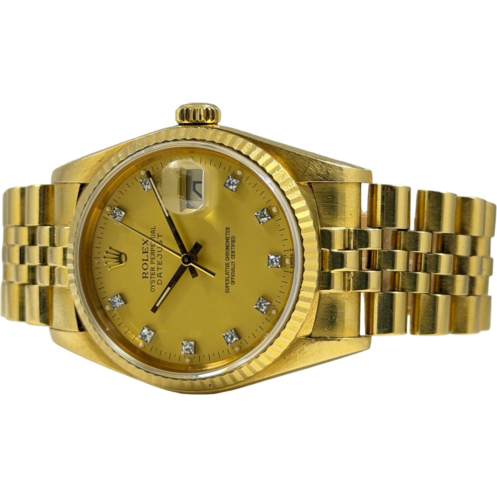 Rolex Datejust 18K Gold - 16018