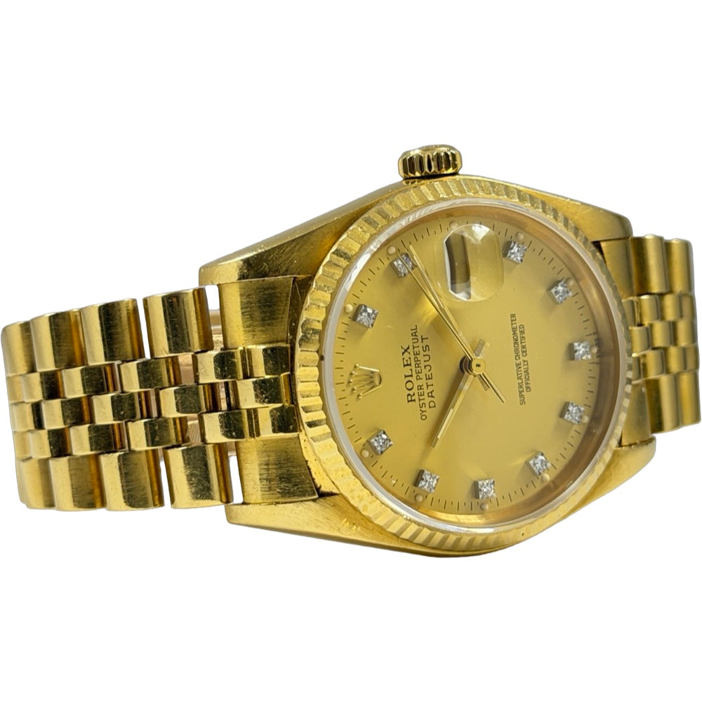 Rolex Datejust 18K Gold - 16018
