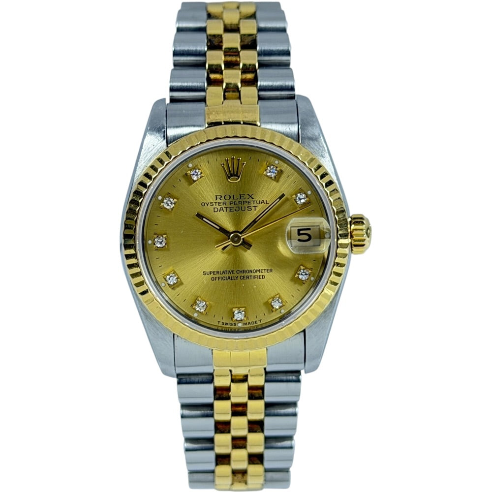 Rolex Datejust 31 mit Diamanten - 68273 auf Stargold.ch erhältlich.