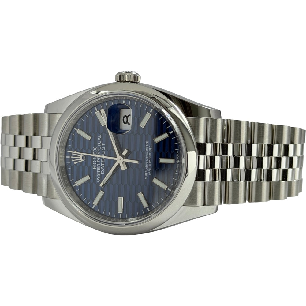 Rolex Datejust 36 Blue Fluted Motif - 126200