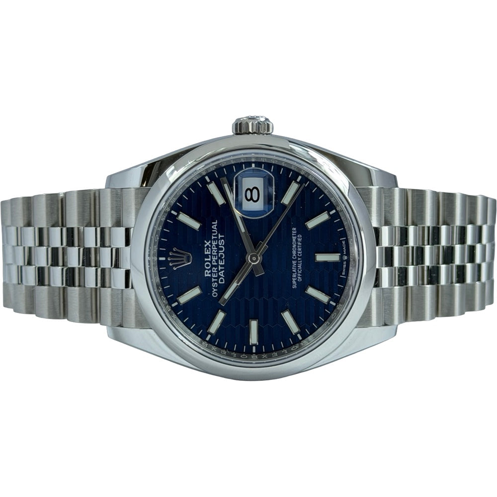 Rolex Datejust 36 Blue Fluted Motif - 126200
