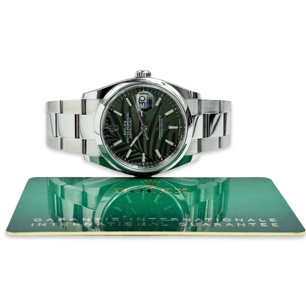 Rolex Datejust 36 Olive Green Palm - 126200