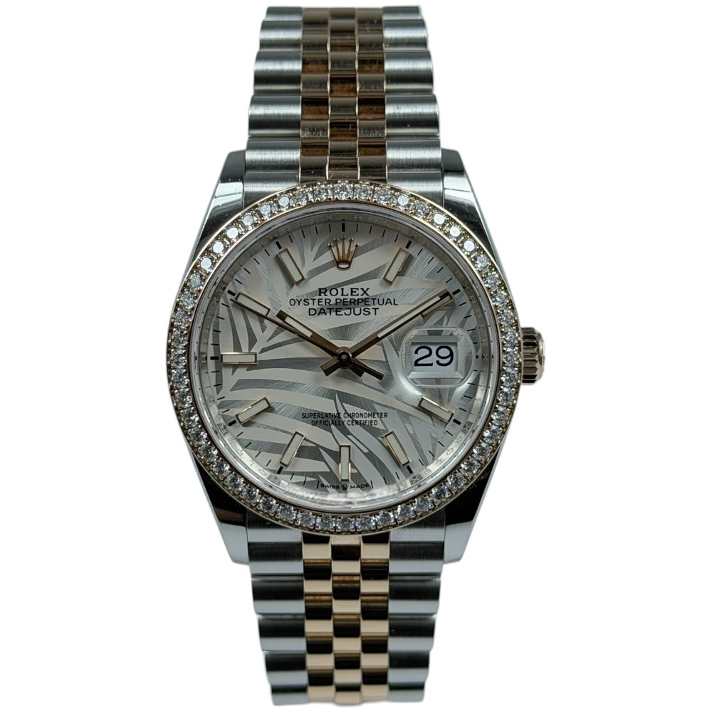 Rolex Datejust 36 Palm - 126281RBR auf Stargold.ch erhältlich.