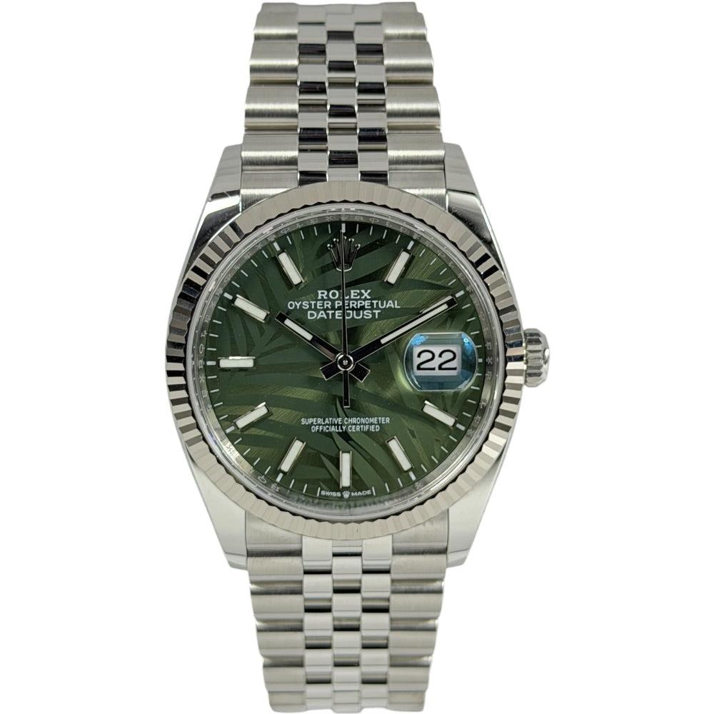 Rolex Datejust 36 Palm Grün - 126234 auf Stargold.ch erhältlich.