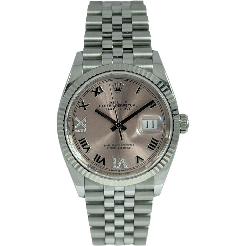 Rolex Datejust 36 Pink Diamanten - 126234 auf Stargold.ch erhältlich.