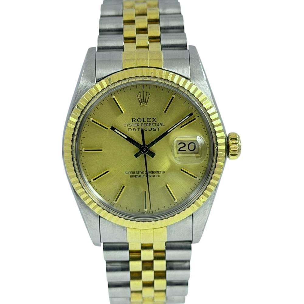 Rolex Datejust 36 StahlGold - 16013 auf Stargold.ch erhältlich.