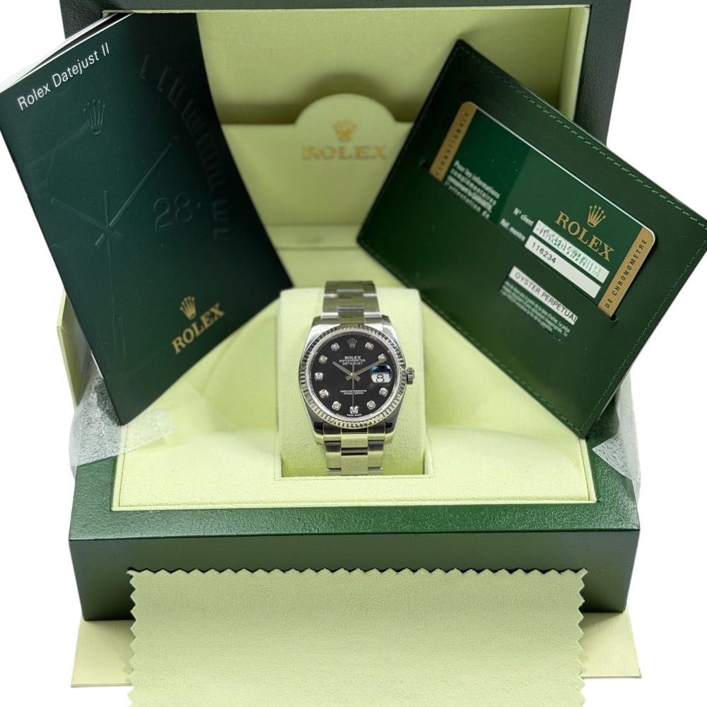 Rolex Datejust 36 mit Diamanten - 116234