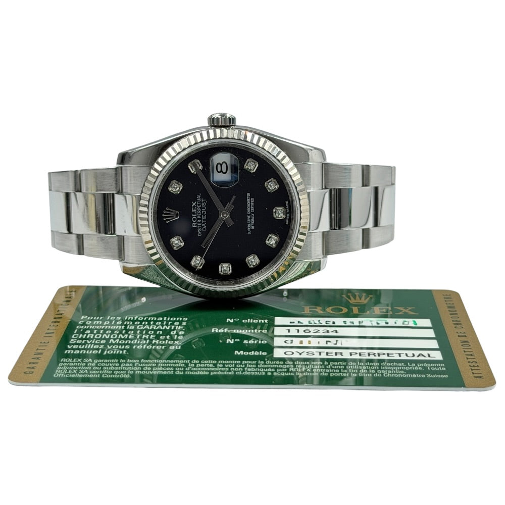 Rolex Datejust 36 mit Diamanten - 116234