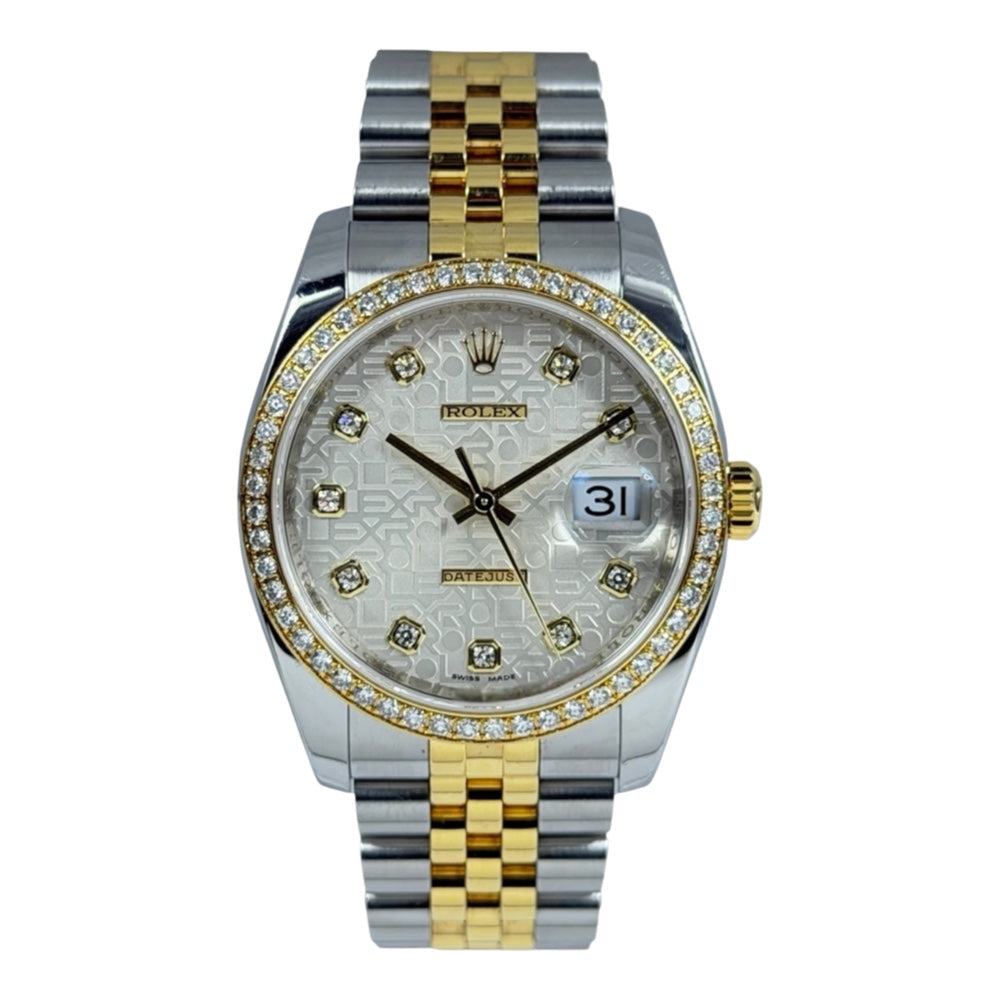 Rolex Datejust 36 mit Diamanten - 116243 auf Stargold.ch erhältlich.