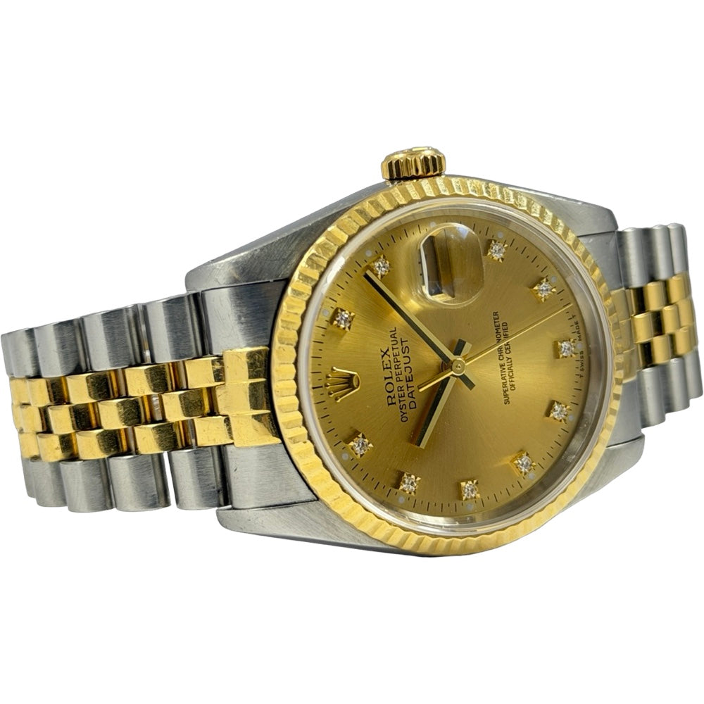 Rolex Datejust 36 mit Diamanten - 16233