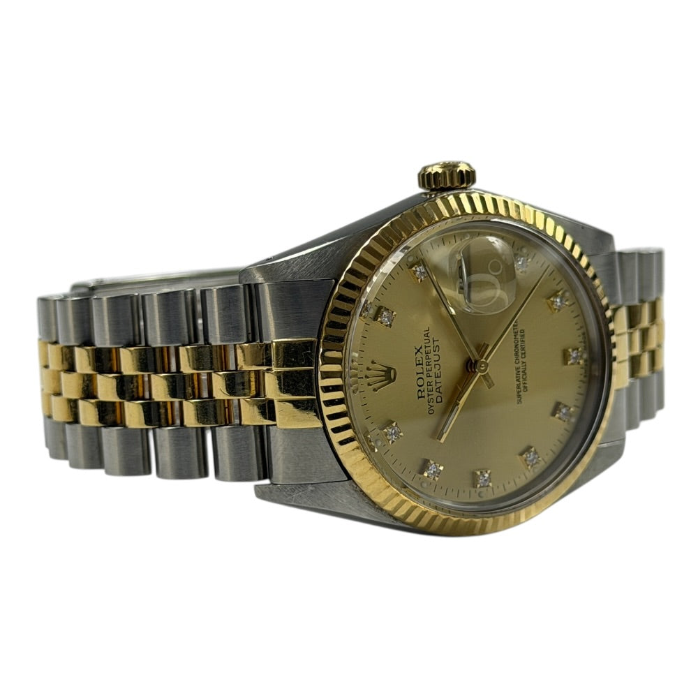 Rolex Datejust 36 mit Diamanten - 16233