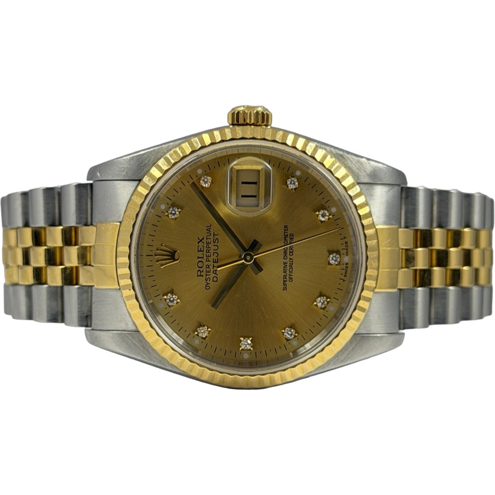 Rolex Datejust 36 mit Diamanten - 16233