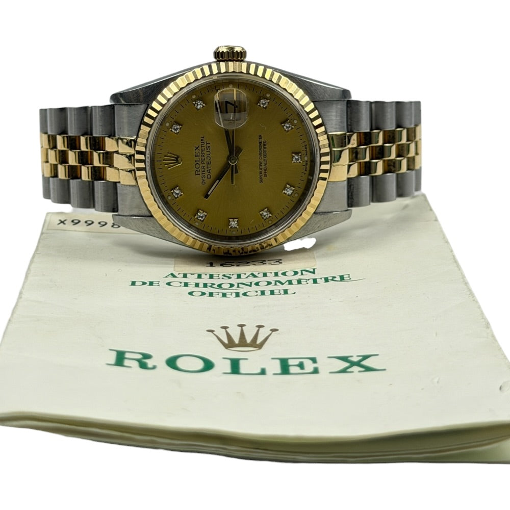 Rolex Datejust 36 mit Diamanten - 16233