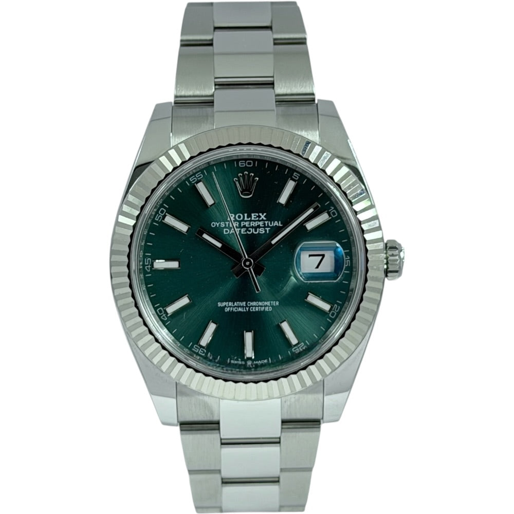 Rolex Datejust 41 Mintgrün - 126334 auf Stargold.ch erhältlich.