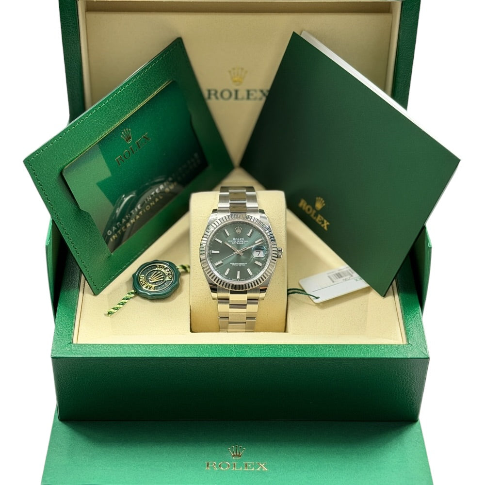Rolex Datejust 41 Mintgrün - 126334