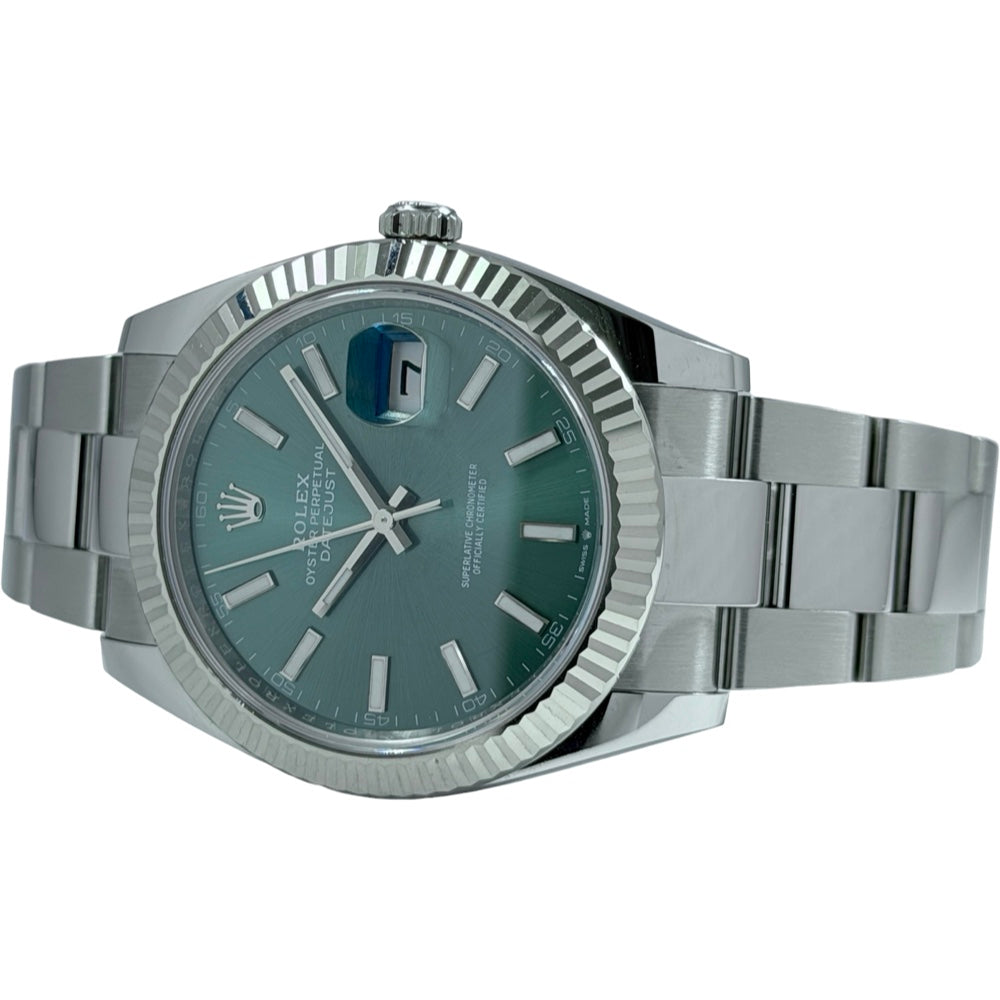 Rolex Datejust 41 Mintgrün - 126334