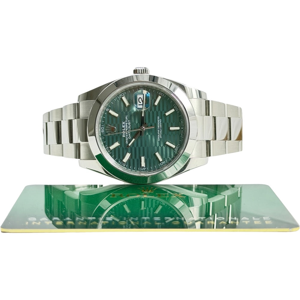 Rolex Datejust 41 Motiv green - 126300