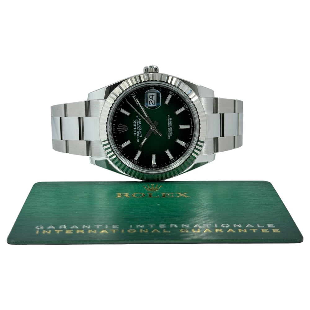 Rolex Datejust 41 Ombré Green - 126334