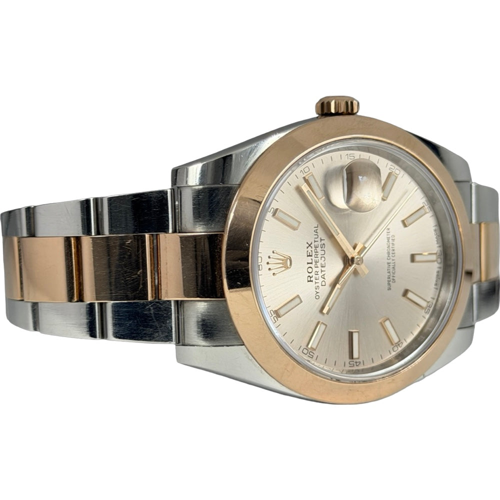 Rolex Datejust 41 Sundust Dial 18K Rosegold/Stahl - 126301