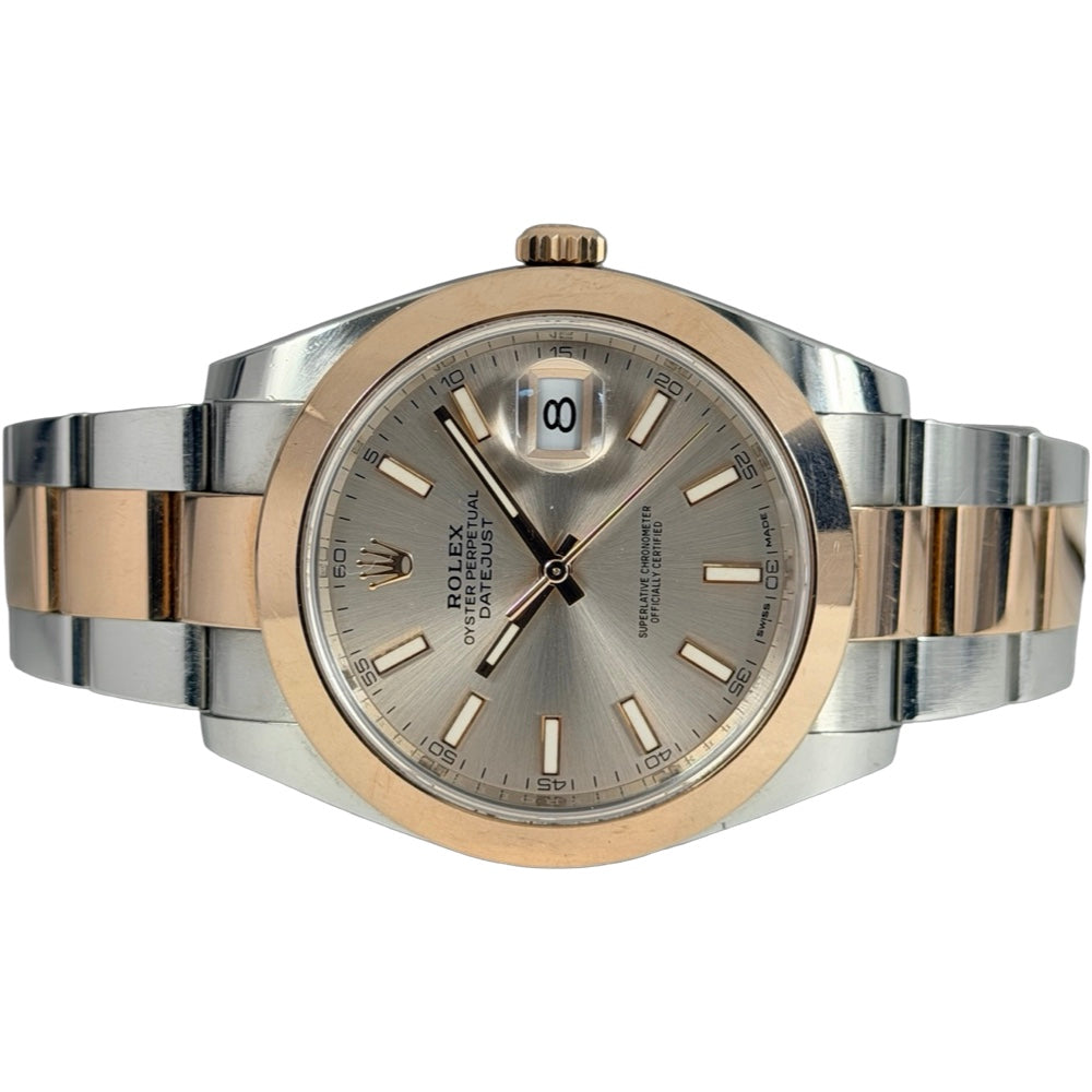 Rolex Datejust 41 Sundust Dial 18K Rosegold/Stahl - 126301
