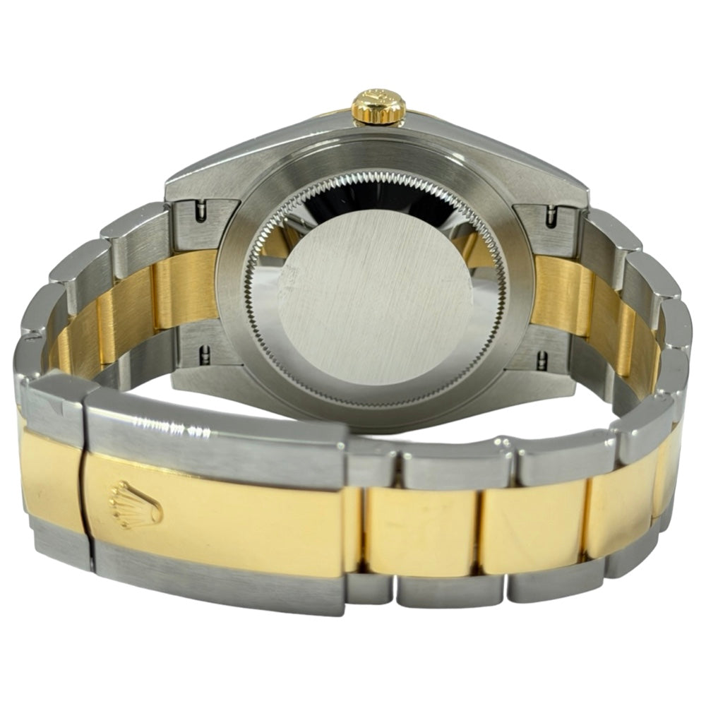 Rolex Datejust 41 black Dial 18K Gold/Stahl - 126303