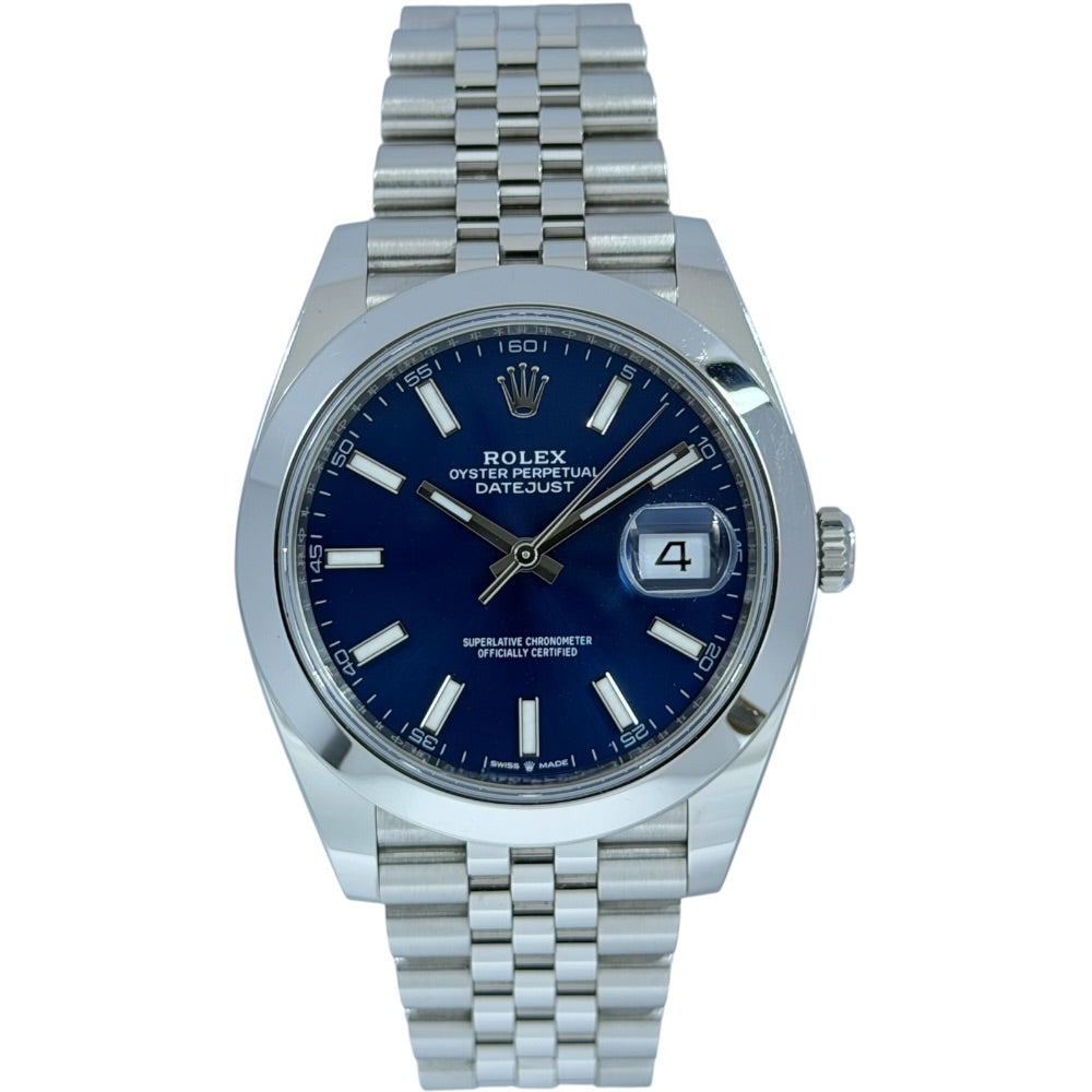 Rolex Datejust 41 blau - 126300 auf Stargold.ch erhältlich.