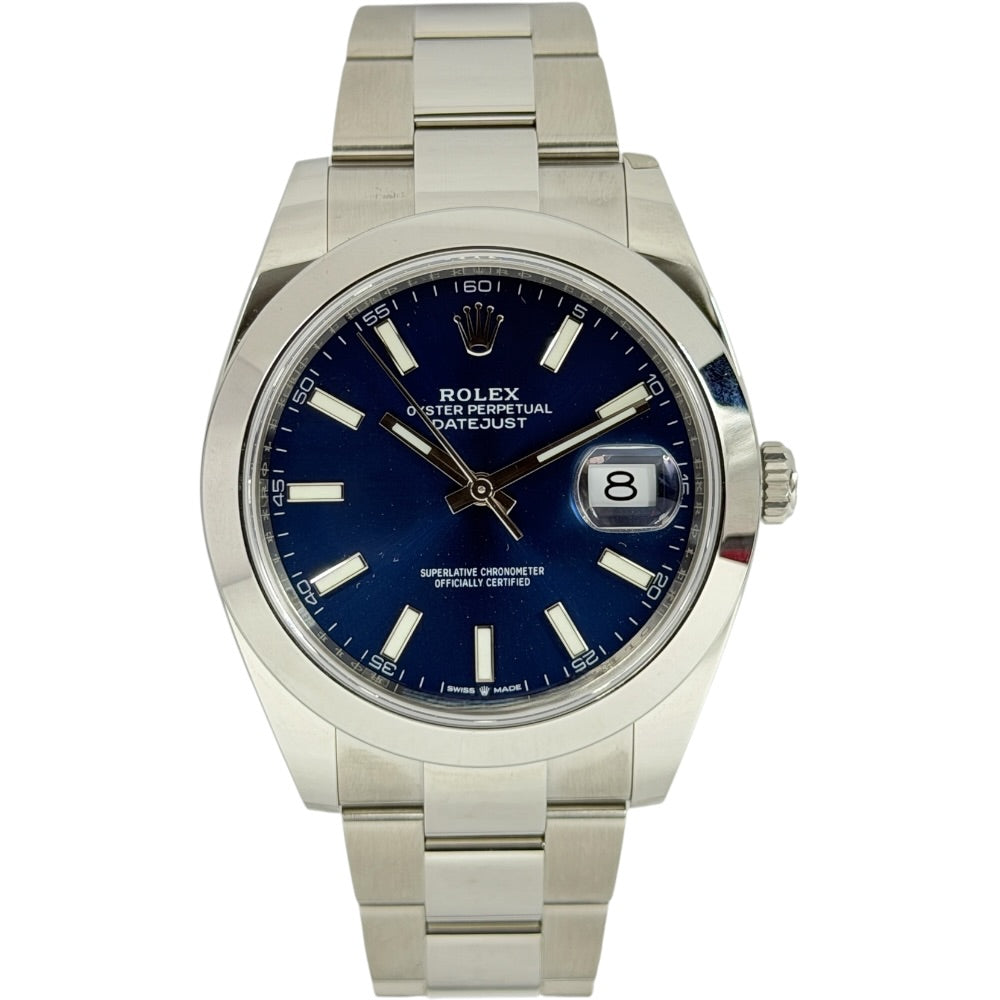 Rolex Datejust 41 blue - 126300 auf Stargold.ch erhältlich.