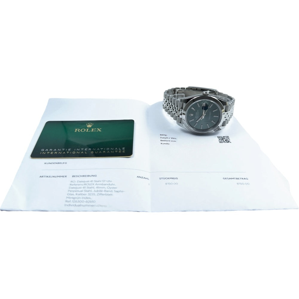 Rolex Datejust 41 grün - 126300