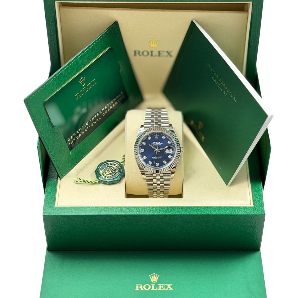 Rolex Datejust 41 mit Diamanten - 126334