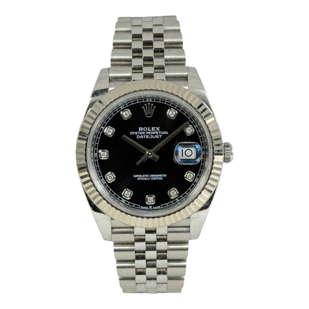Rolex Datejust 41 mit Diamanten - 126334