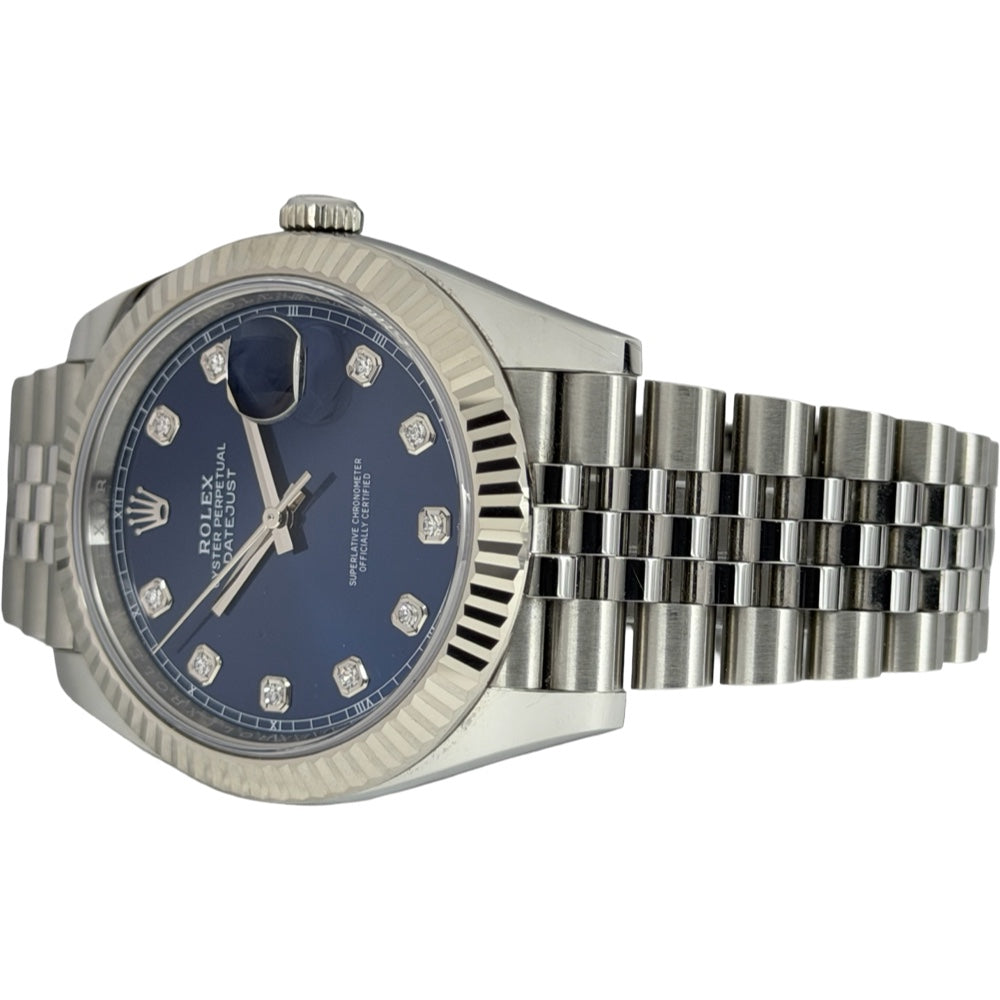 Rolex Datejust 41 mit Diamanten - 126334