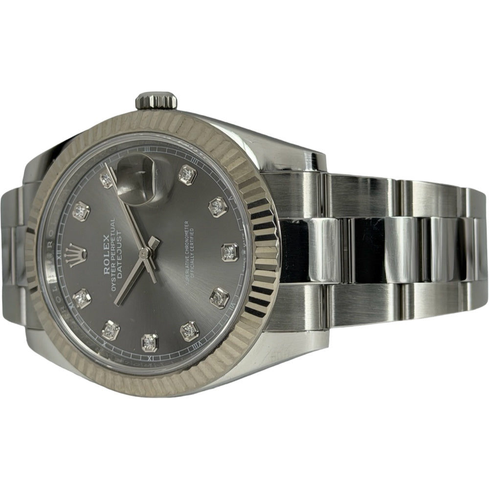 Rolex Datejust 41 mit Diamanten - 126334
