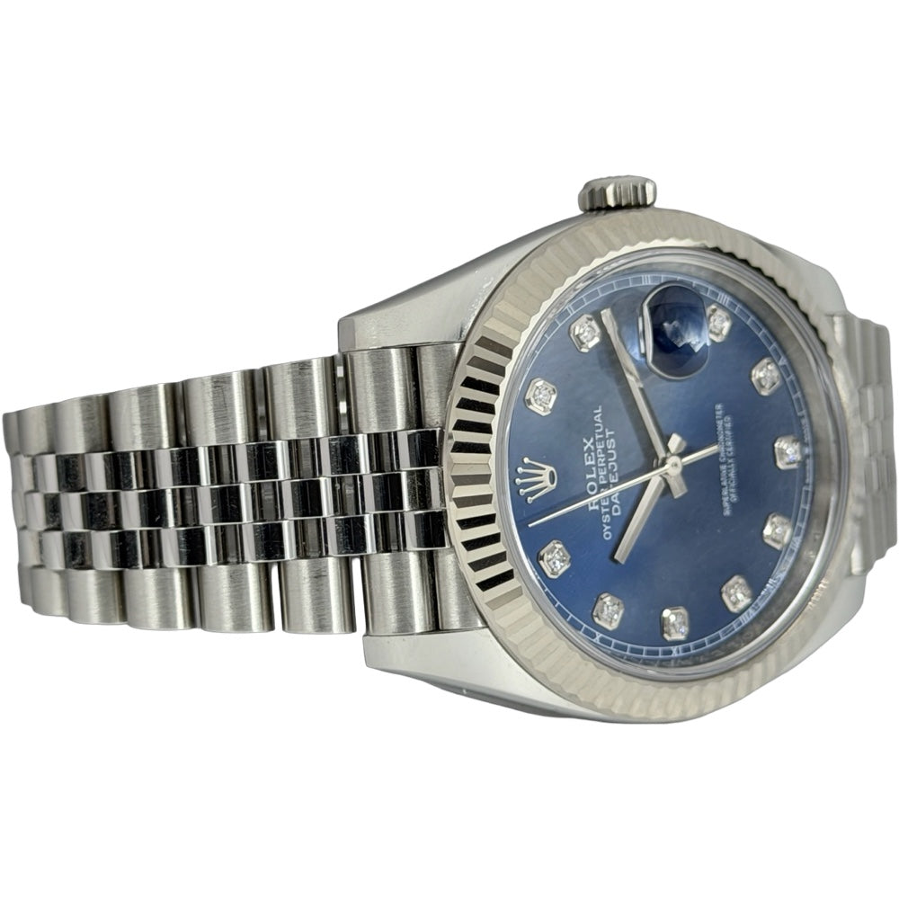 Rolex Datejust 41 mit Diamanten - 126334