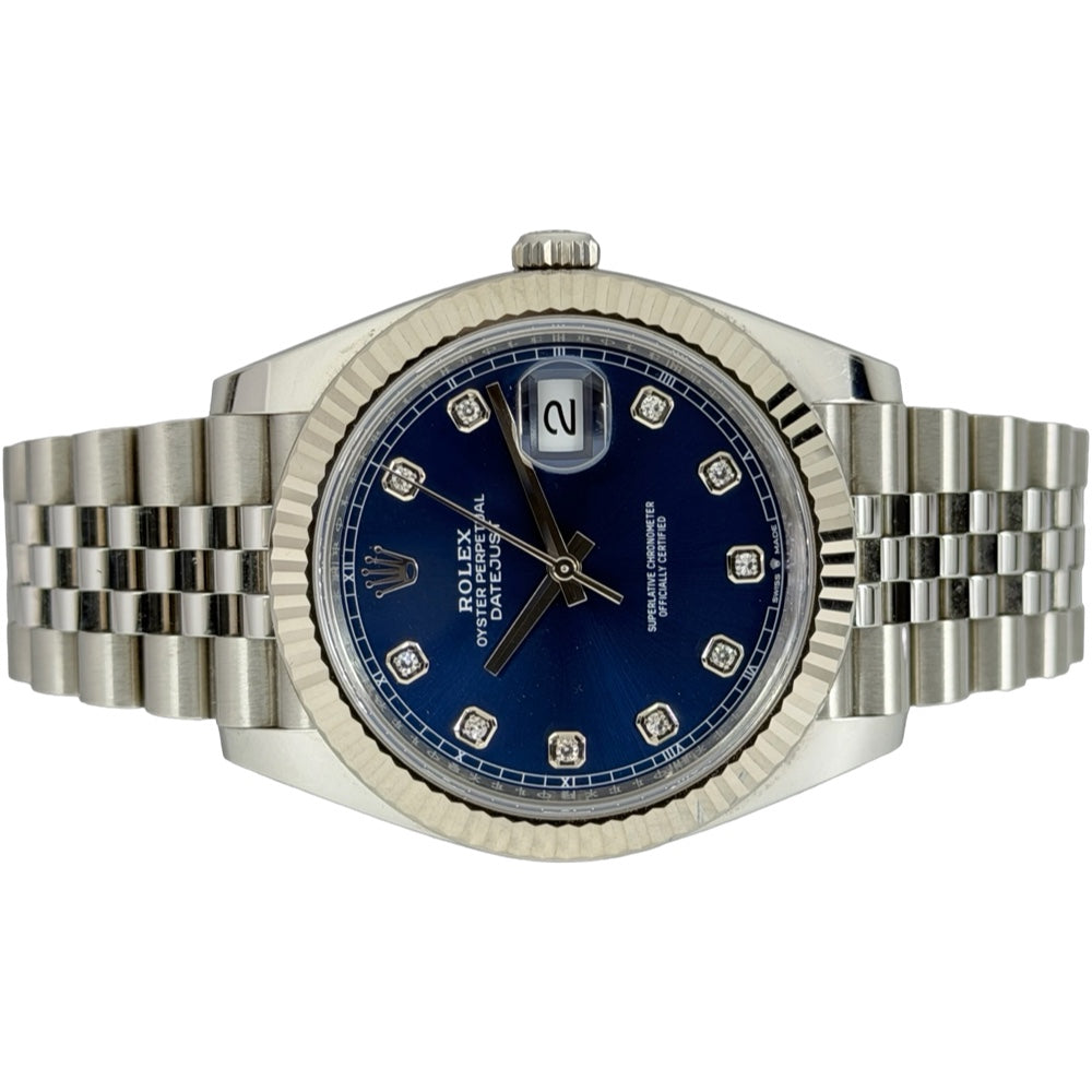 Rolex Datejust 41 mit Diamanten - 126334
