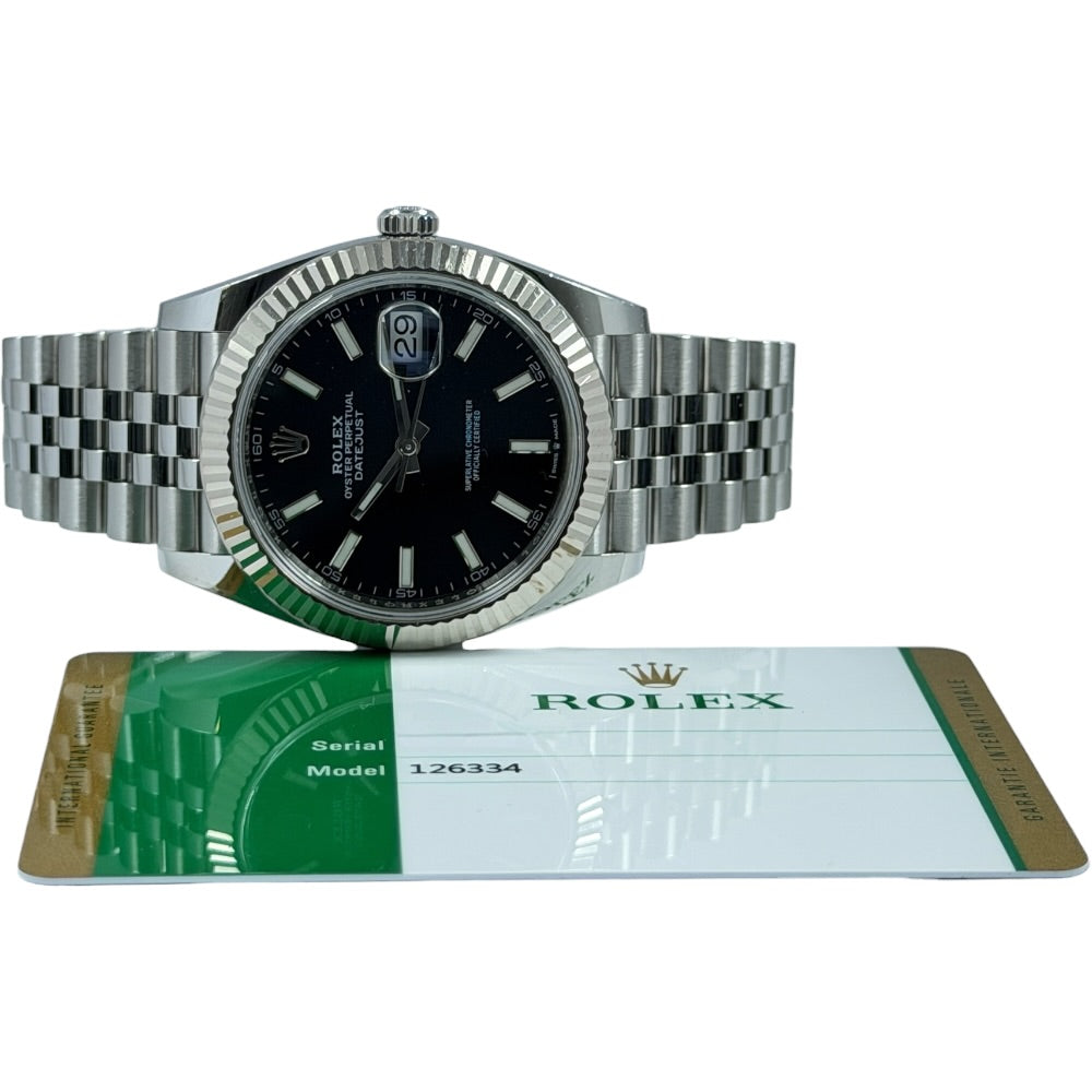 Rolex Datejust 41 schwarz - 126334