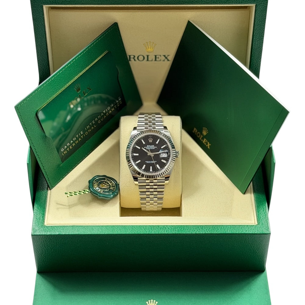 Rolex Datejust 41 schwarz Jg. 2025 - 126334