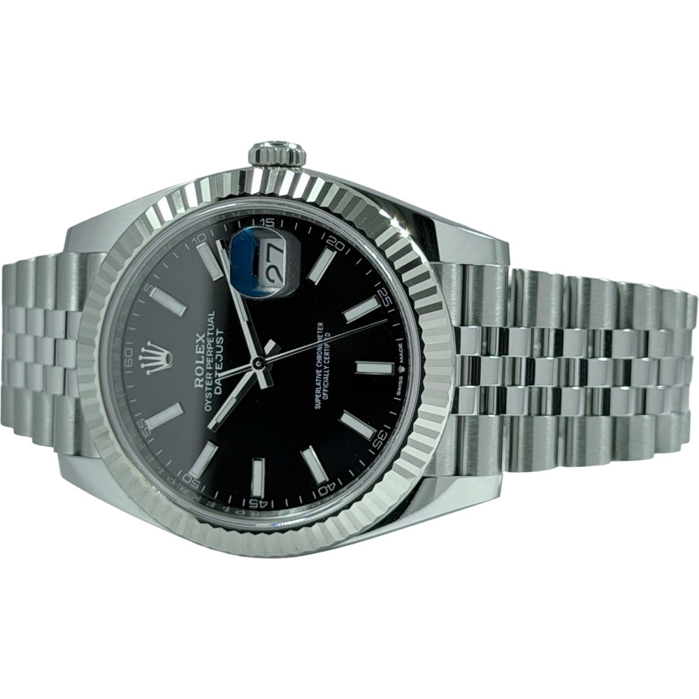 Rolex Datejust 41 schwarz Jg. 2025 - 126334