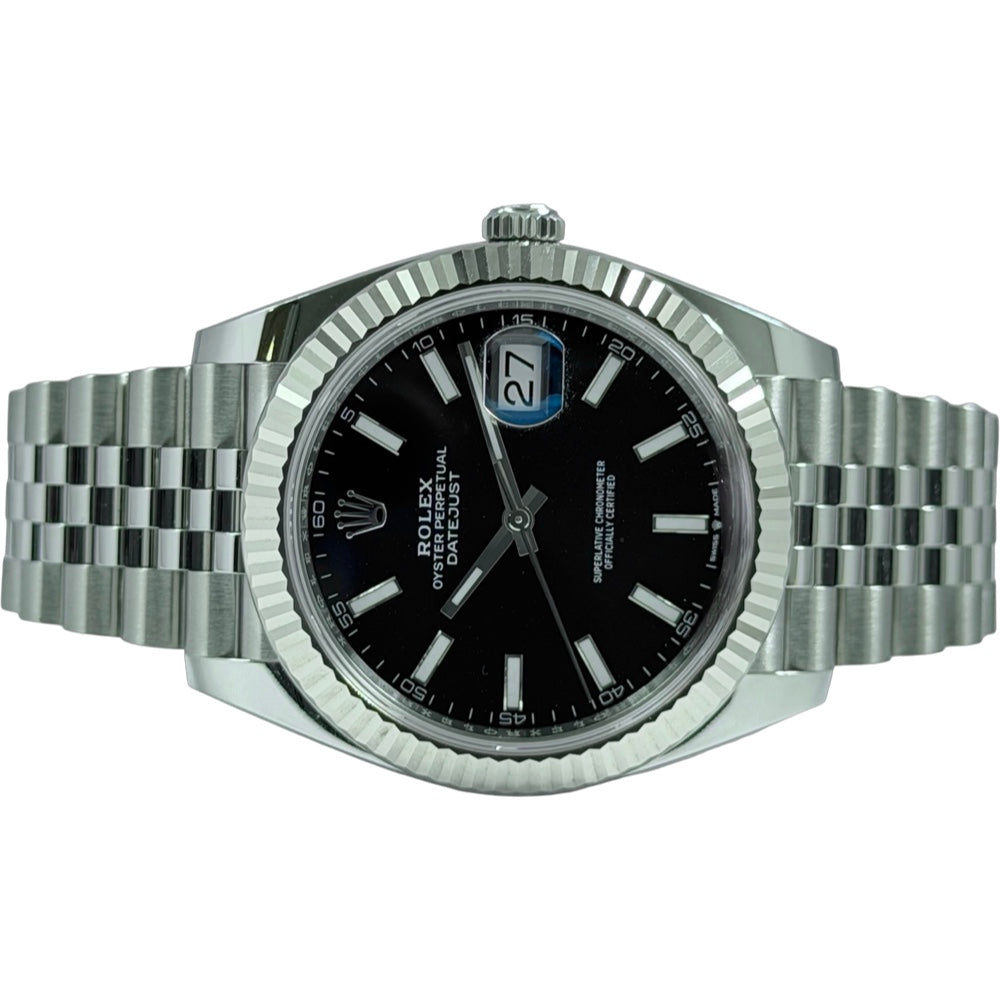 Rolex Datejust 41 schwarz Jg. 2025 - 126334